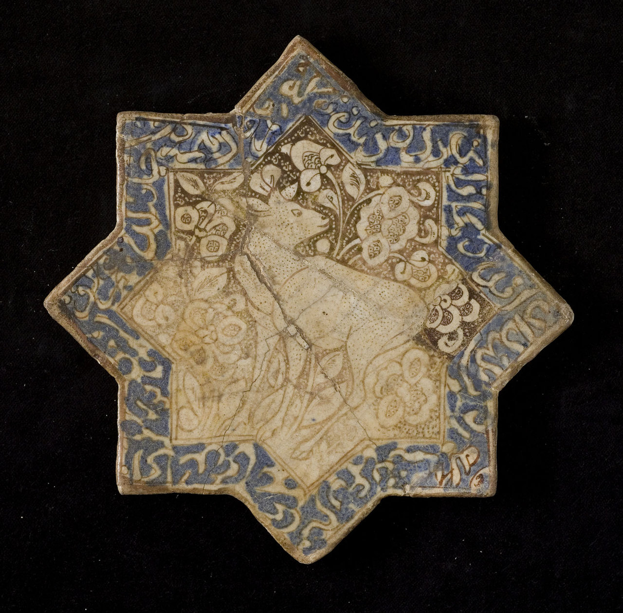 Stertegel met lusterglazuur, Perzië, 13de eeuw