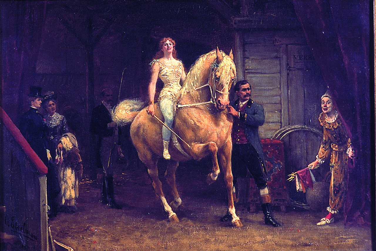 Otto Eerelman: Mevrouw Carré te paard, ca. 1865, collectie gemeente Vijfheerenlanden