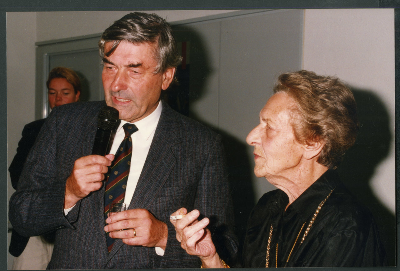 Lubbers met Nel Slis in 1993