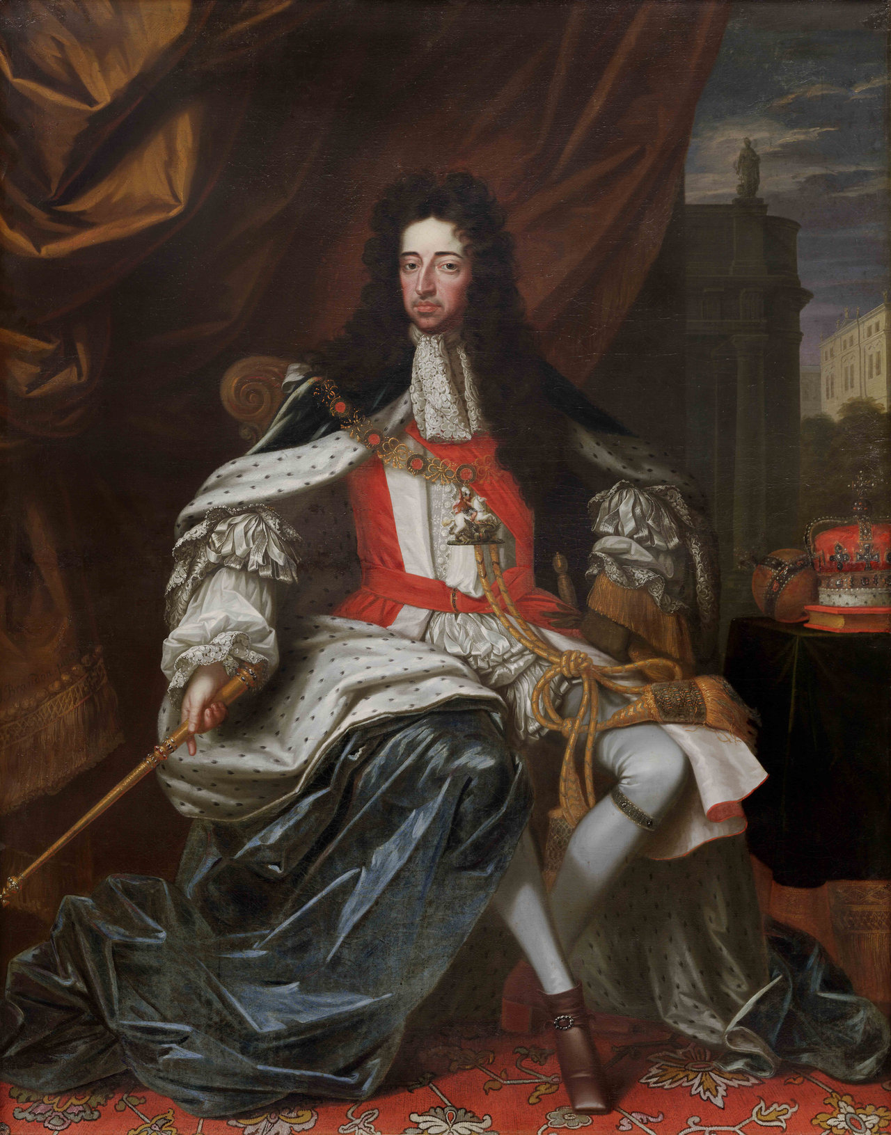 Portret van Koning-Stadhouder Willem III